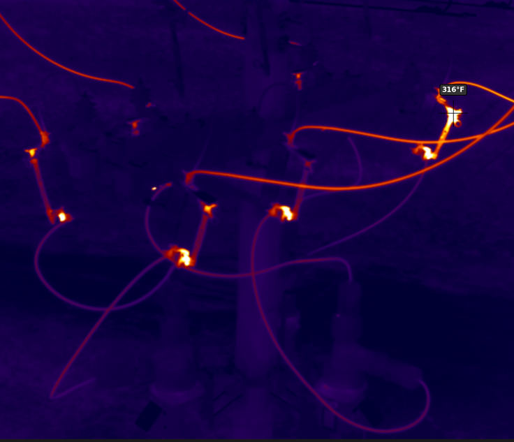 Thermal inspection of hot fuses